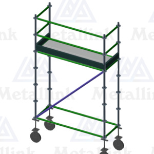 Aluminium: Mobile Scaffolding Aluminium 2m - Metallink
