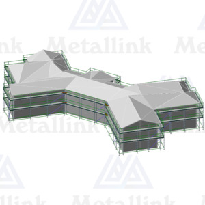 House Packs: Ultimate Developer's Pack: 4-in-1 Transforming Ringlock Scaffold, 118m, 2-Level - Metallink