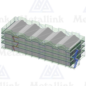 House Packs: Housing Development Scaffolding Package for Sale - Metallink