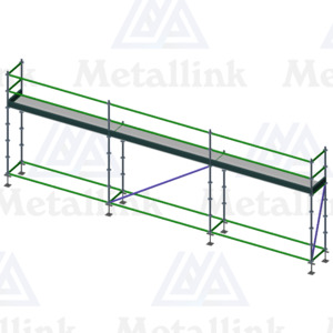 Diy: 9m Ringlock Scaffold, 1-Level - Metallink