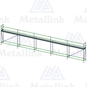 15m Ringlock Scaffold, 1-Level Package - Metallink