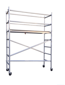 Aluminium Mobile Scaffold 3M – Single Width - Metallink