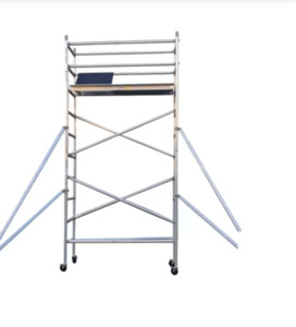 Aluminium: Aluminium Mobile Scaffold 4M – Single Width - Metallink