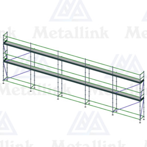 Our: 15m Ringlock Scaffold, 2-Level Package - Metallink
