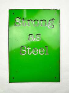 Green: Trash Talk - Strong as Steel