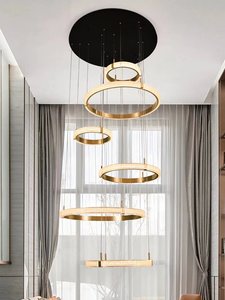 Chandelier: Modern Chandelier 6 Rings CL104-6