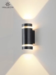 Outdoor Wall Light: WO203-W Morden Outdoor Wall Light 6000k Bulb Included