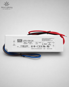 Magnetic Track Light: MEAN WELL LPV-100-24 IP67 24V 100W Constant Voltage LED Driver