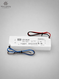 Magnetic Track Light: MEAN WELL LPV-100-48 IP67 100W 48V 2.1A Constant Voltage LED Driver