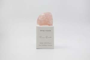 Opal Sage: Opal + Sage Rose Quartz Crystal