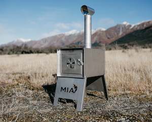 Stoves: Big Dog - Stainless Steel Wood Stove