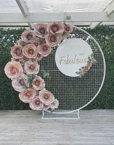 Pink Flower Circle Mia-Lee & Co