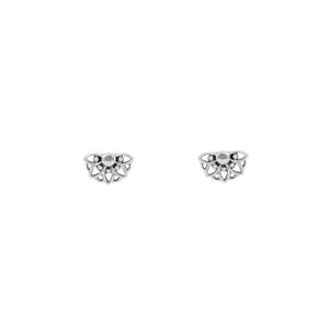 Sterling Silver Jewellery: Sunflower Mandala Stud Earrings
