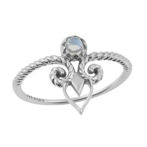 Sumptuous Ring - Rainbow Moonstone