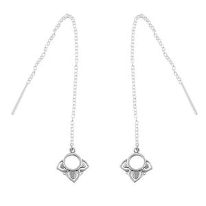 Past Present and Future Threader Earrings
