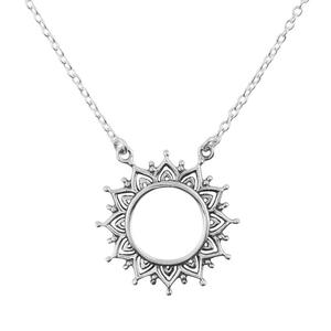 Sterling Silver Jewellery: Open Soul Mandala Necklace