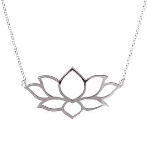 Necklaces: Holding the Light Lotus Necklace