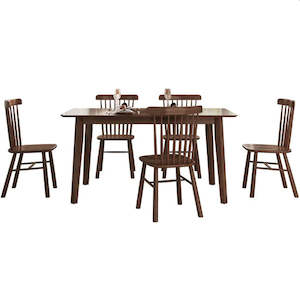 Dining Hall: Solid Ash Wood  Dining Table 120cm