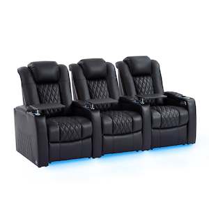 Theatre Seating: Multufunctional Electric Genuine Leather Home Theatre Seating  #186 by order