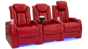 Theatre Seating: Multifunctional Electric Genuine Leather Home Theatre Seating #167 by order