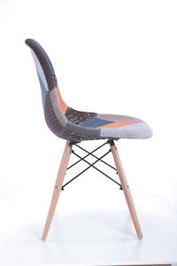 Dining Chairs: Replica DSW 8056C Fabric Chair