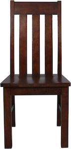 Dining Chairs: High Quality 100% Solid Oak Dining Chair, dark color