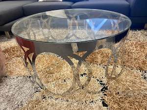 Crafty Stainless steel frame coffee table #311