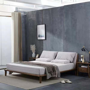 Bed Frames Bases: Solid Ash Wood bed frame #191, by order