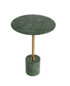 Side Tables: Green Marble Side Table  #596 available now