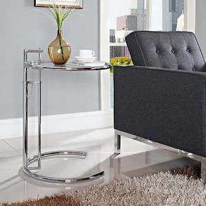 Side Tables: *MG*Nicer Interior Eileen Gary End Side Table Adjustable, 2 colors in stock.