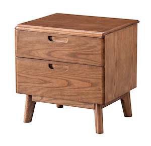 Solid ash wood bed side table #17115, 2 colors available now