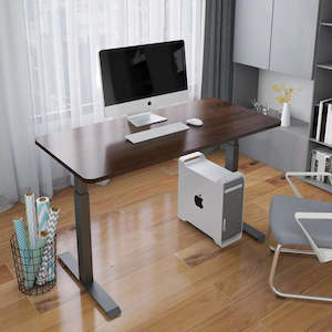 Standing Desk | Height Adjustable Desk - Walnut, Clearance sale.