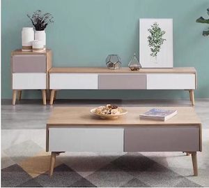 Entertainment Unit: Wooden Veneer Entertainment unit #288, 180CM, - CLEARANCE SALE