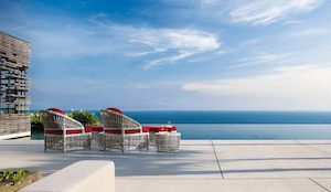 Outdoor Sofas: Thick round PE rattan outdoor 5 pcs set #630, Special  now.