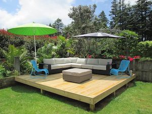 Outdoor Sofas: 7pcs PE rattan Florence outdoor sofa set in stock