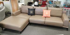 Sofas: Italian Leather Lounge Suite set 02#, CLEARANCE SALE