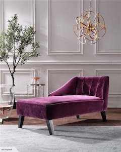 Sofas: Great Design Fabric Chaise sofa #1202 Black color  - CLEARANCE SALE