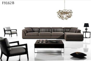 High Quality Feather Cushion #9162 Fabric Sofa. 3pcs By ORDER