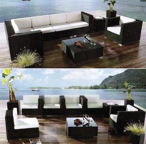 Outdoor Sofas Pre Order: Freedom 8 PCS Outdoor Rattan sofa by order