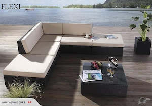 Outdoor Sofas Pre Order: Flexi 6pc PE Rattan outdoor sofa Set  by order