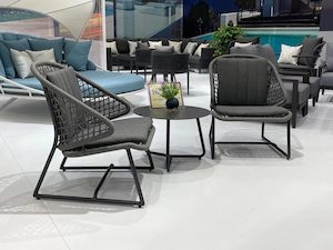 Outdoor Sofas Pre Order: 3pcs Ropes Aluminum Outdoor sofa set #2005,By order