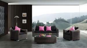 Outdoor Sofas Pre Order: #531 Dia5.0mm round rattan outdoor/indoor sofa, by order