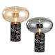 Glass+Marble base Table Lamp 2 colours by order