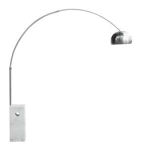 Lamps: Arco floor lamp with natural  marble base , 2 color avaliable now