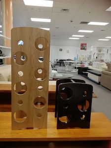 Bookcases: Nice design Solid Oak 6-Bottle Wine Rack,2  color available now