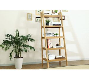 Solid NZ Pine wood bookshelf 150cmH, 3 colors by order