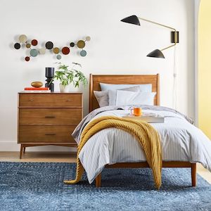 Dressers: Mid-Century Ash 3 drawers cabinet, 2 color available now