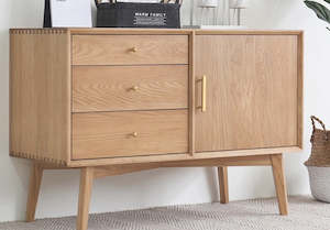 Dining Cabinet Buffets Pre Order: *MG* mordern design solid oak cabinet 3+1
