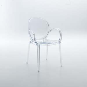 Dining Chairs: *MG*Ghost Rosy Transparent Clear Arm chair by order