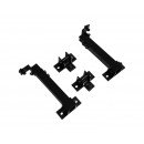 Products: Black Anodized Aluminum Adjustable Solar Panel Mounting Bracket Tilt Mount 10-15